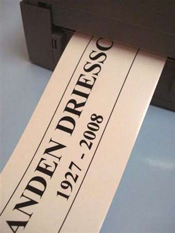 Printing foil Black Special Resist (KRN)